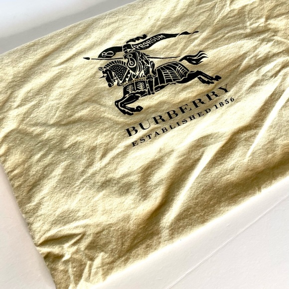 Burberry Manor Satchel Nova Check Black Leather Trim Tote Bag Authentic - Picture 16 of 16